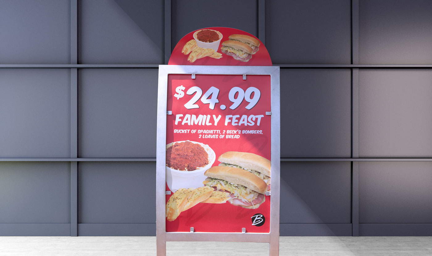 Snap Frame Inserts, interchangeable, display, event signage, sidewalk sign